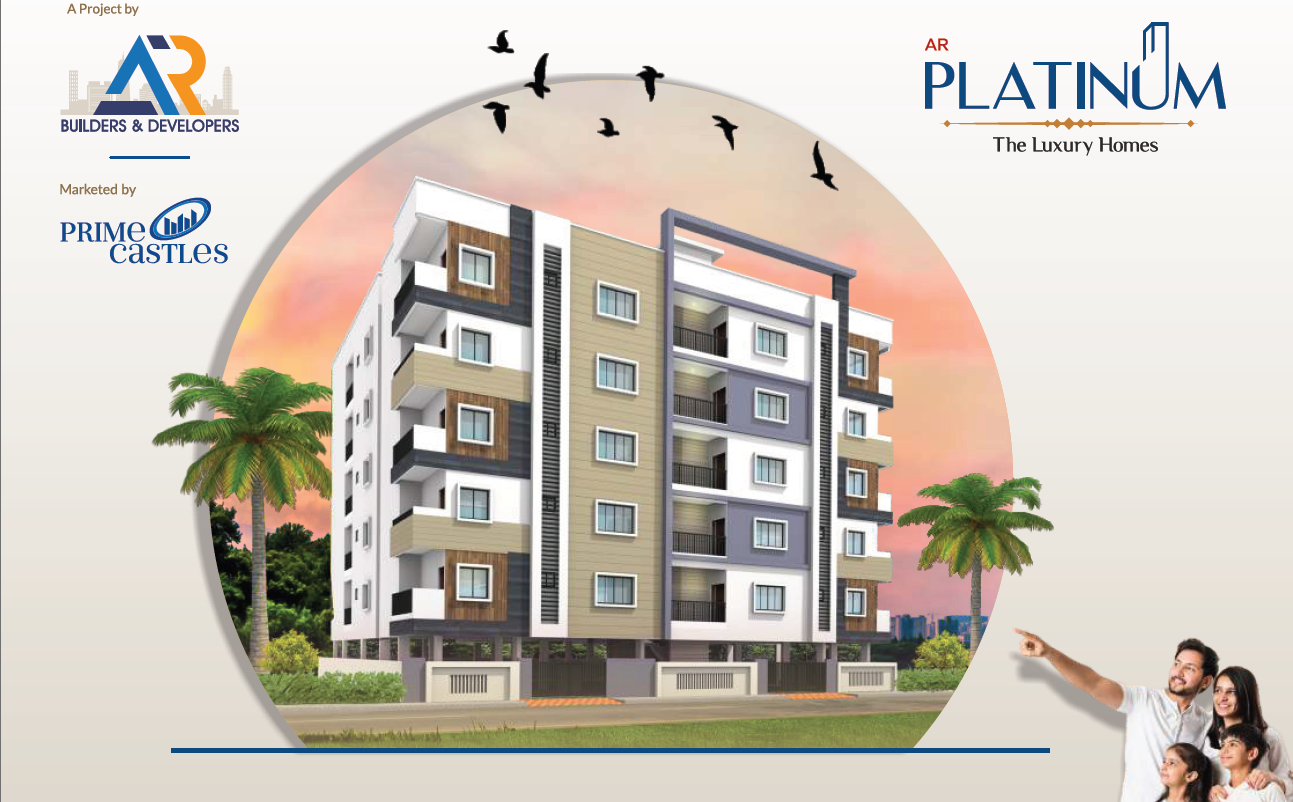 A R Platinum residential apartment Elevation complete image in T C Palya, Bangalore